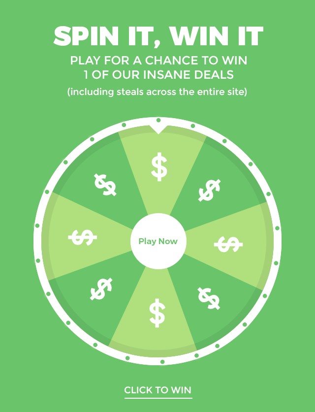 Spin to win discount
